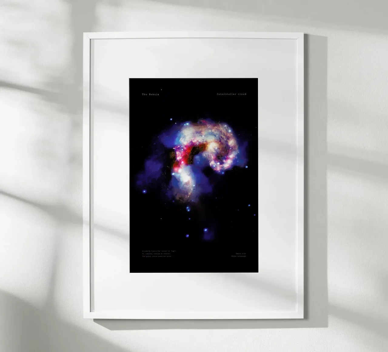 Nebula, NASA poster da Vintage by JUNIQE