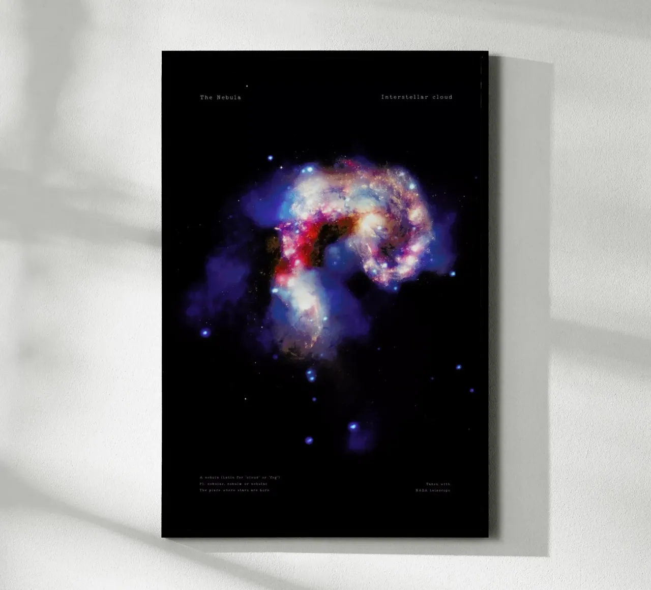 Nebula, NASA poster da Vintage by JUNIQE