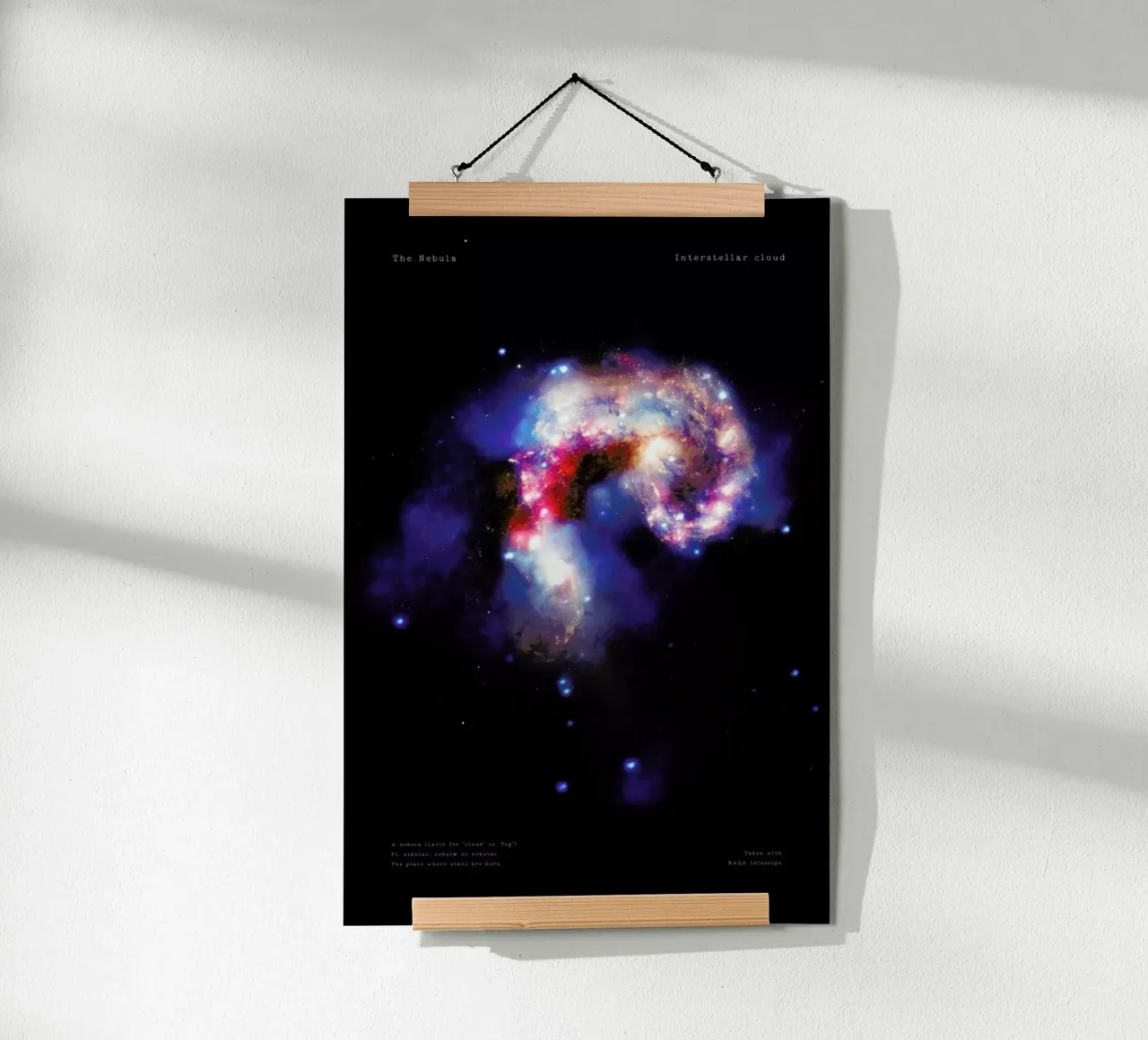 Nebula, NASA poster da Vintage by JUNIQE
