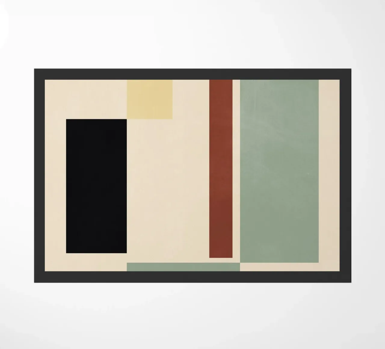 Rustige structuur deurmat van Gaite