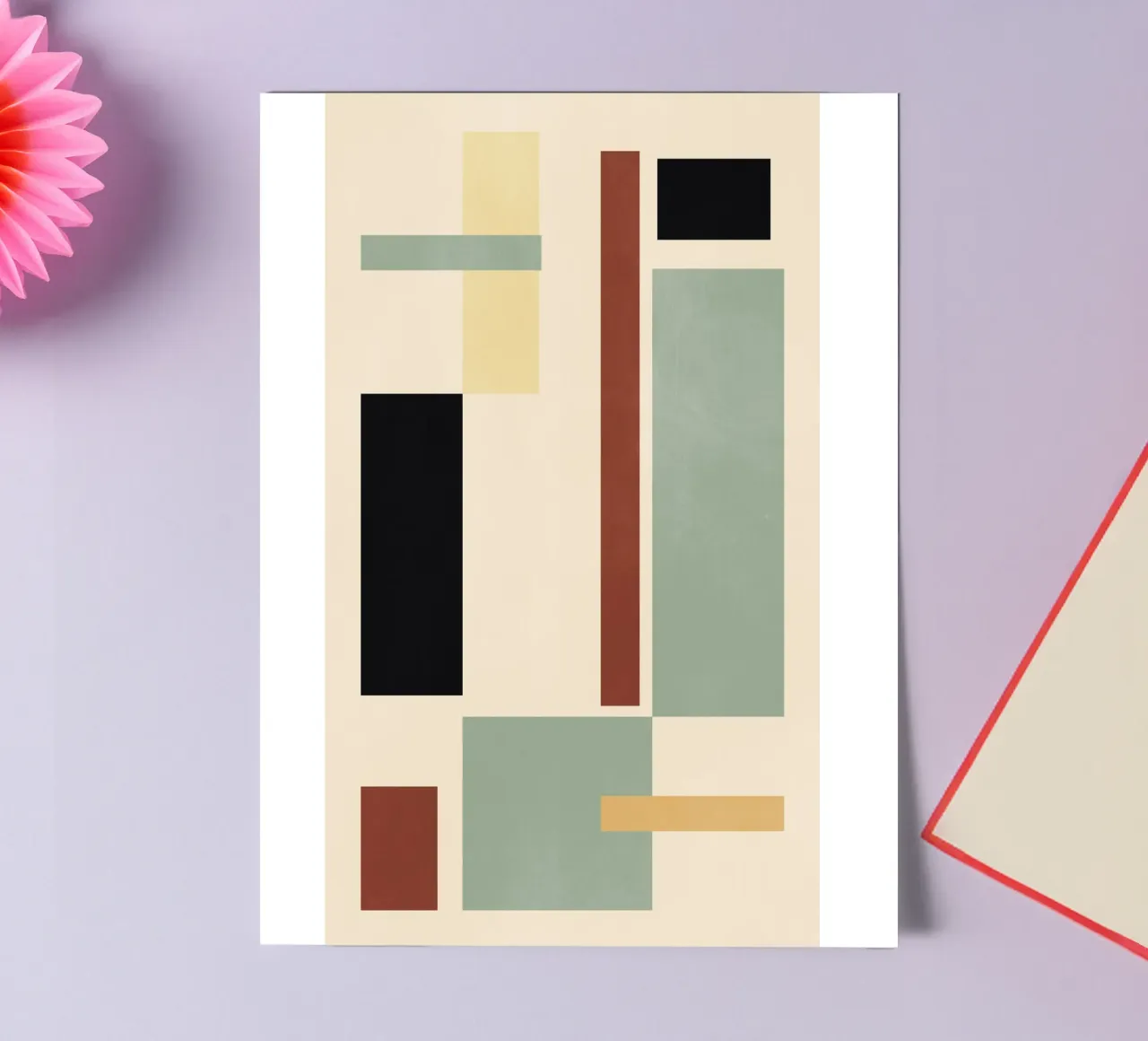 Rustige structuur stickervel van Gaite