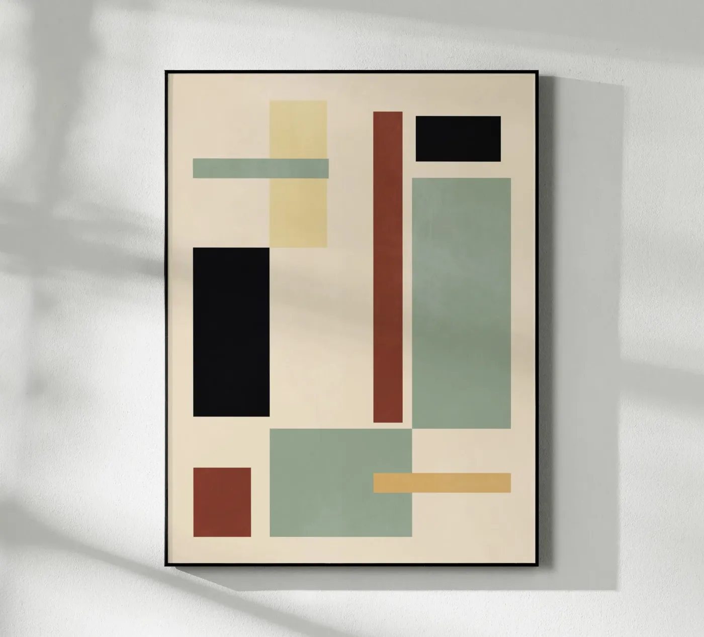 Rustige structuur acryl van Gaite