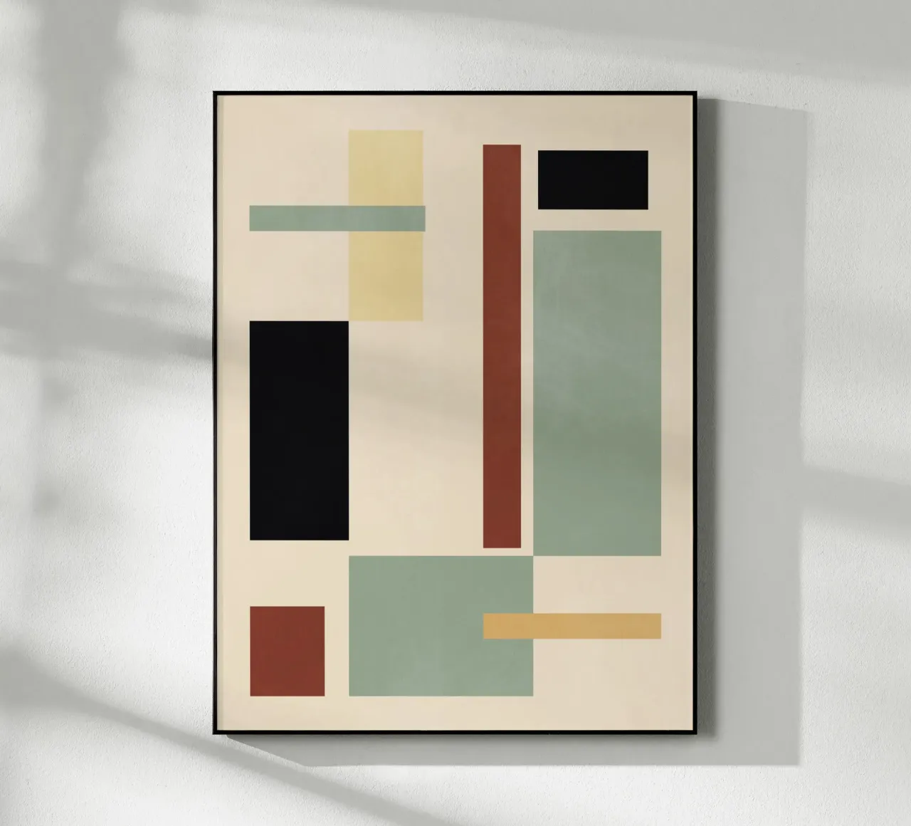 Rustige structuur acryl van Gaite