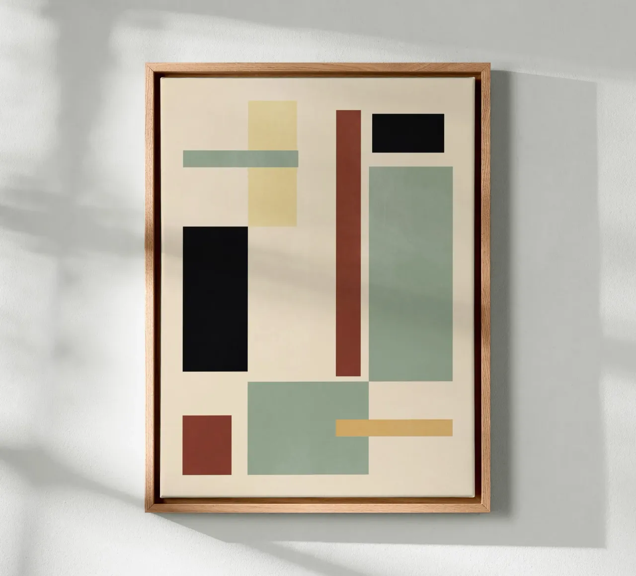 Rustige structuur canvas met Baklijst van Gaite