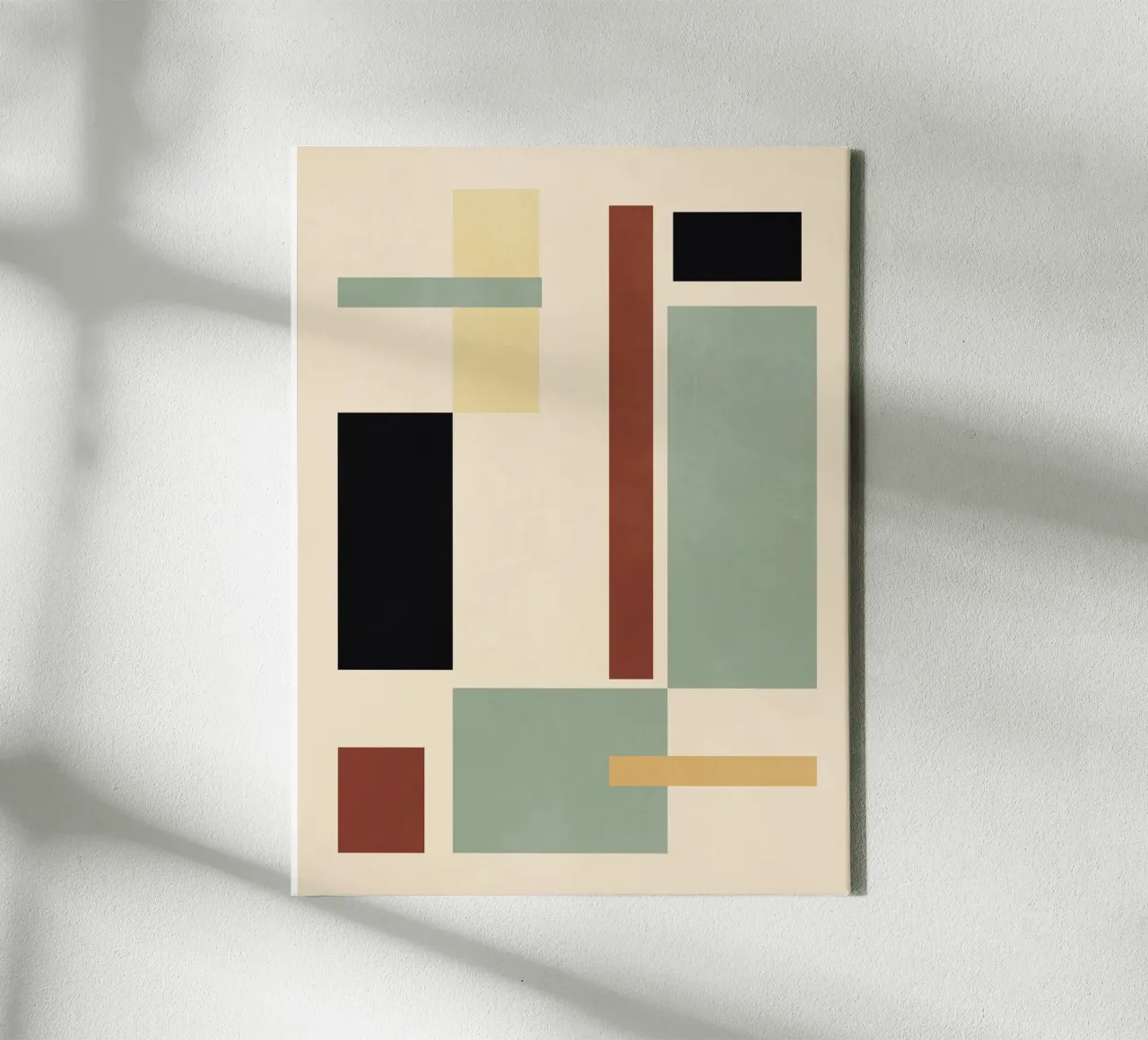 Rustige structuur canvas met Baklijst van Gaite