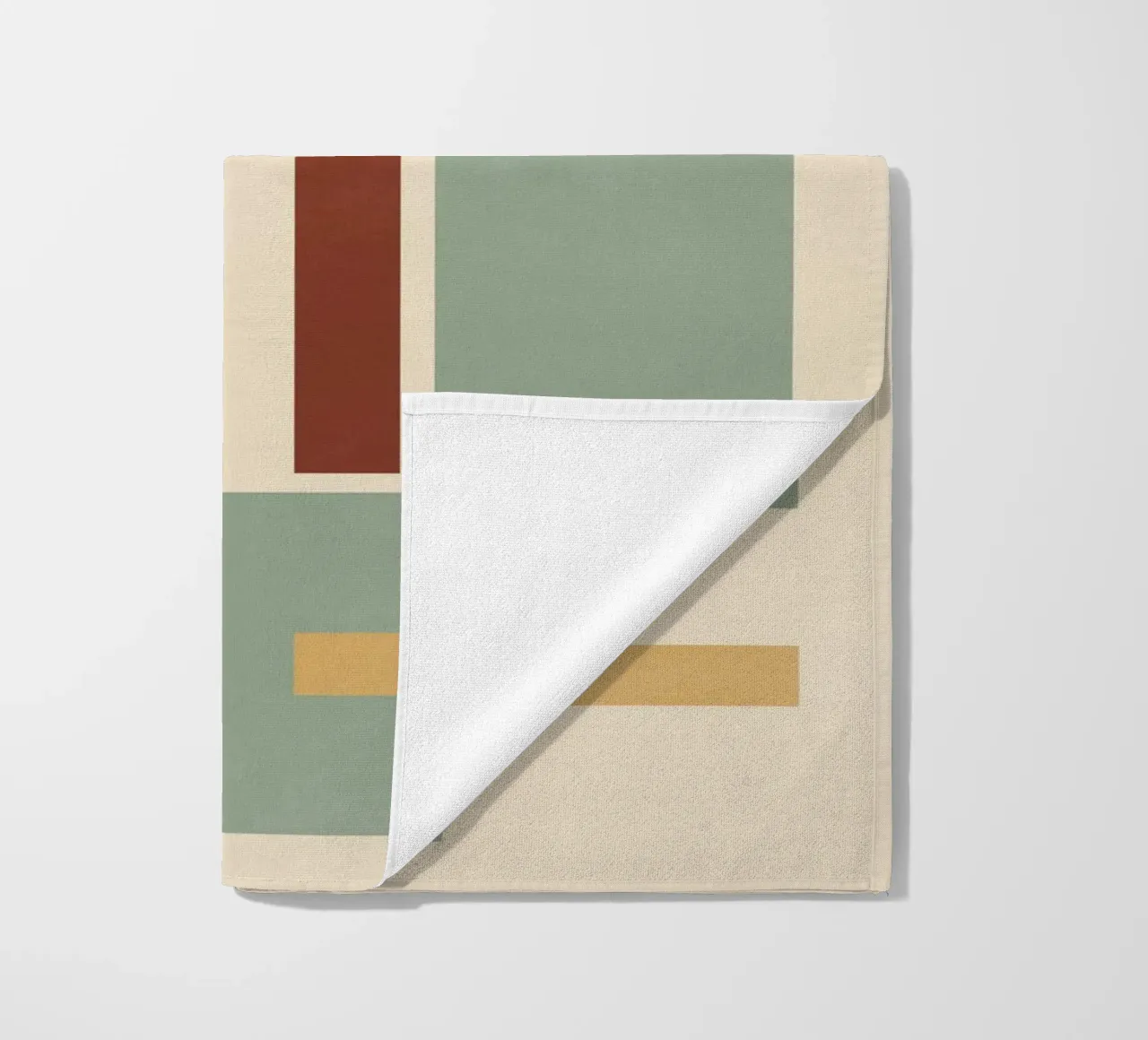 Rustige structuur strandhanddoek van Gaite