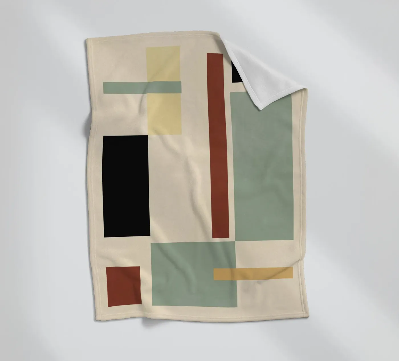 Rustige structuur fleecedeken van Gaite