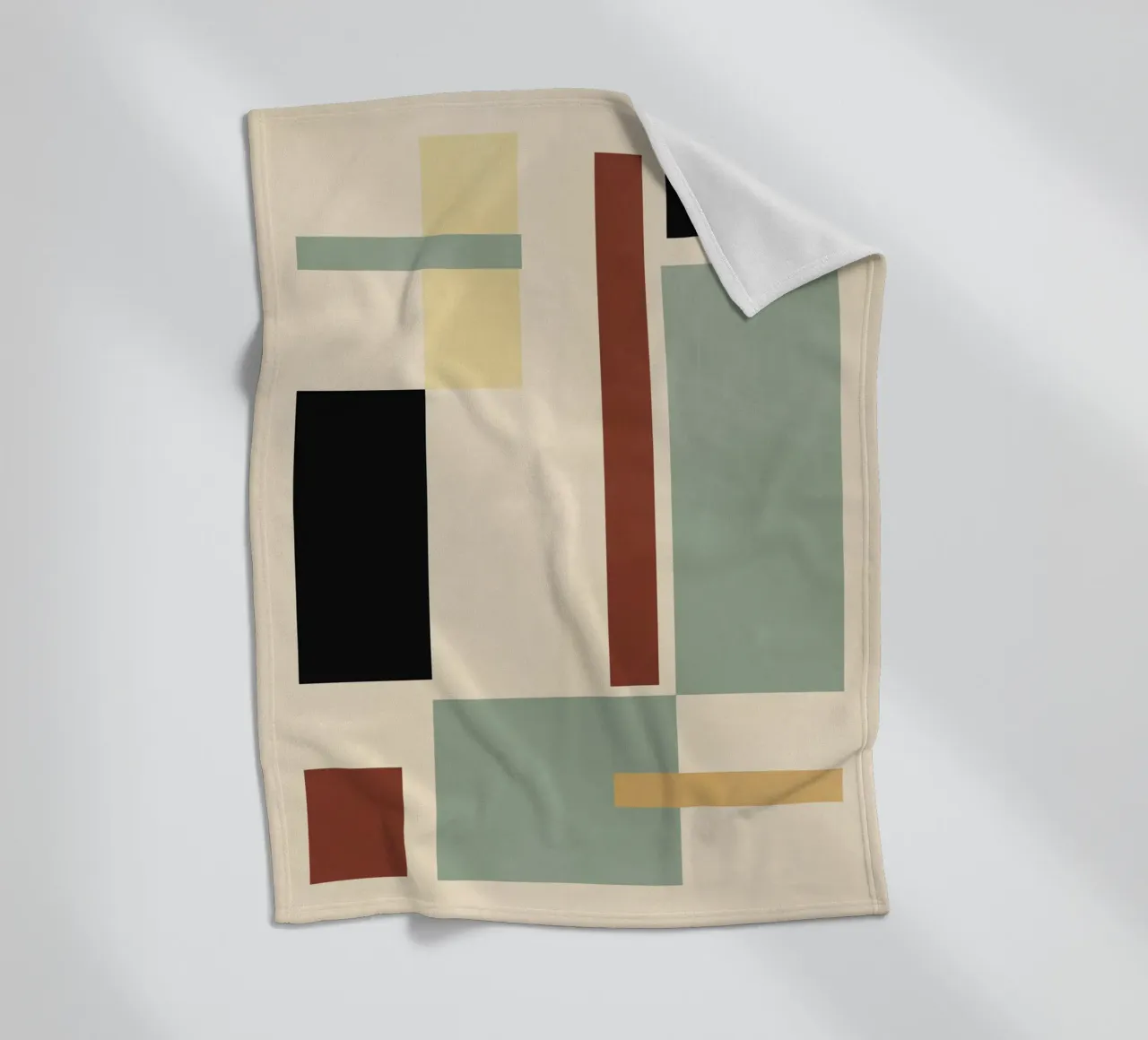 Rustige structuur fleecedeken van Gaite