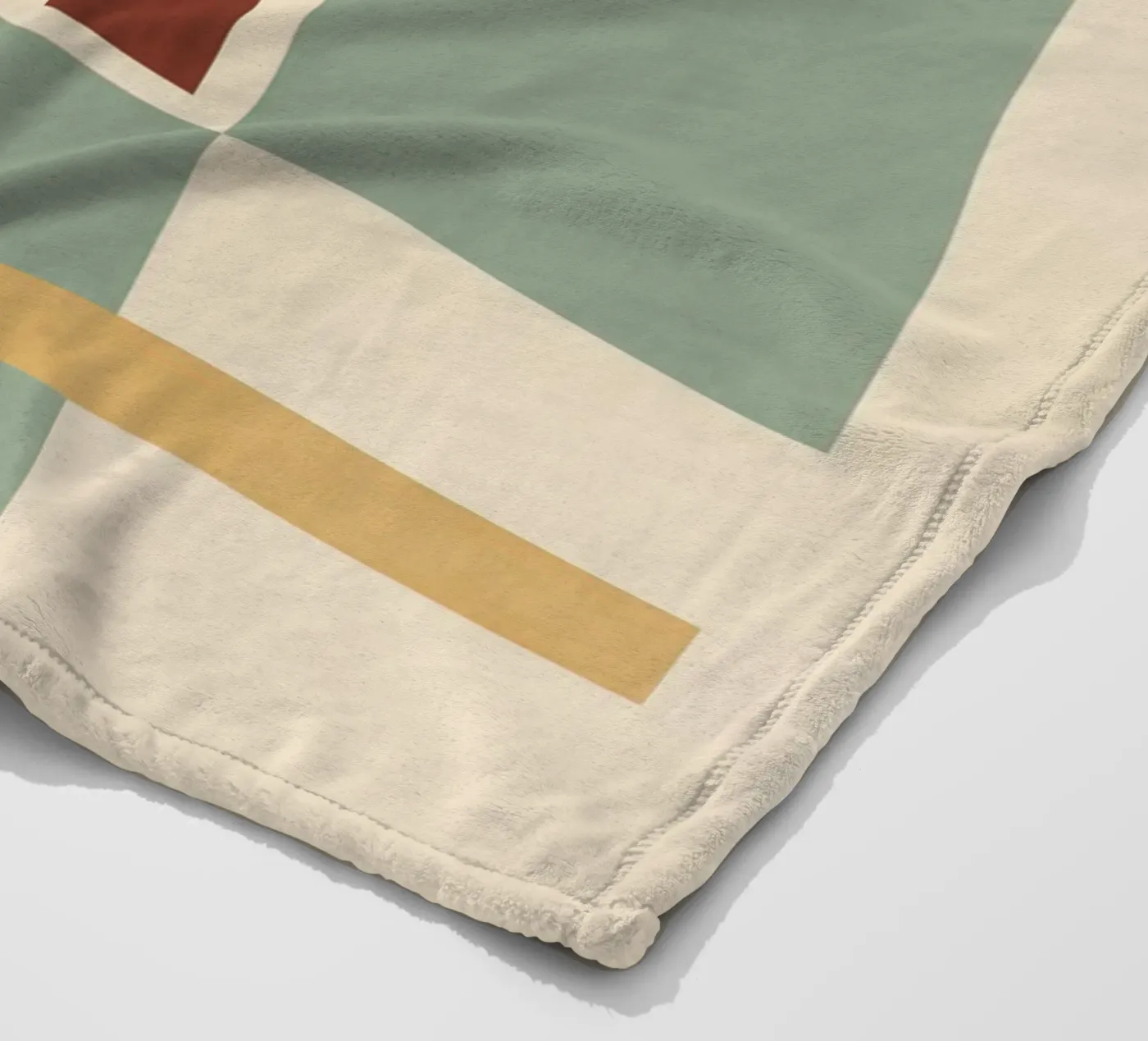 Rustige structuur fleecedeken van Gaite