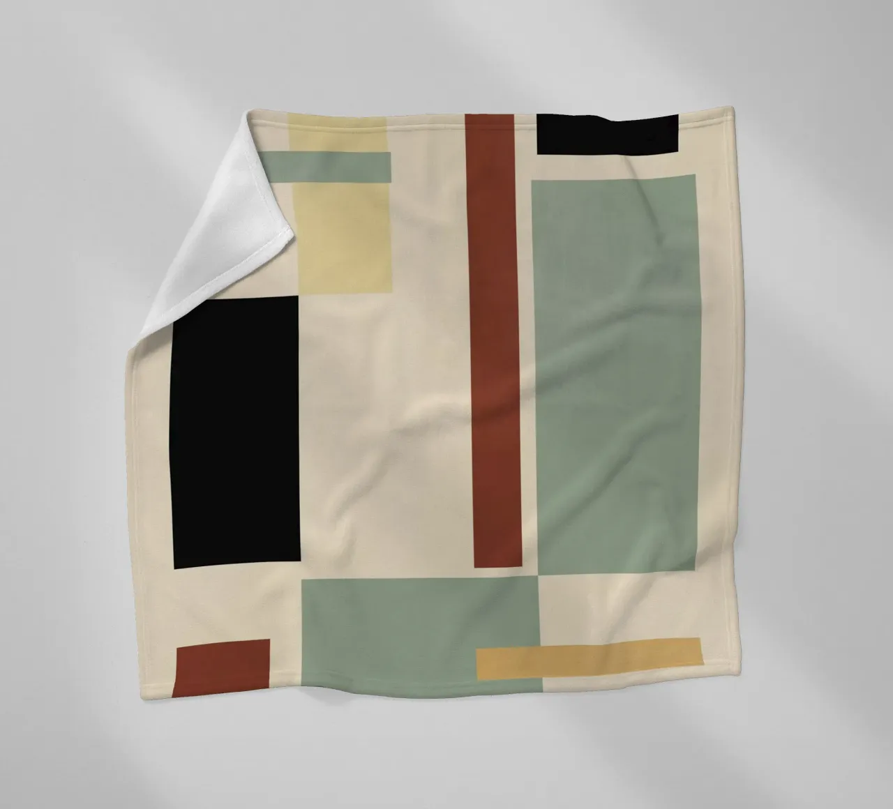 Rustige structuur fleecedeken van Gaite