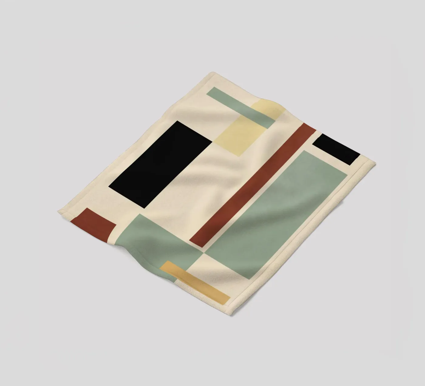 Rustige structuur fleecedeken van Gaite