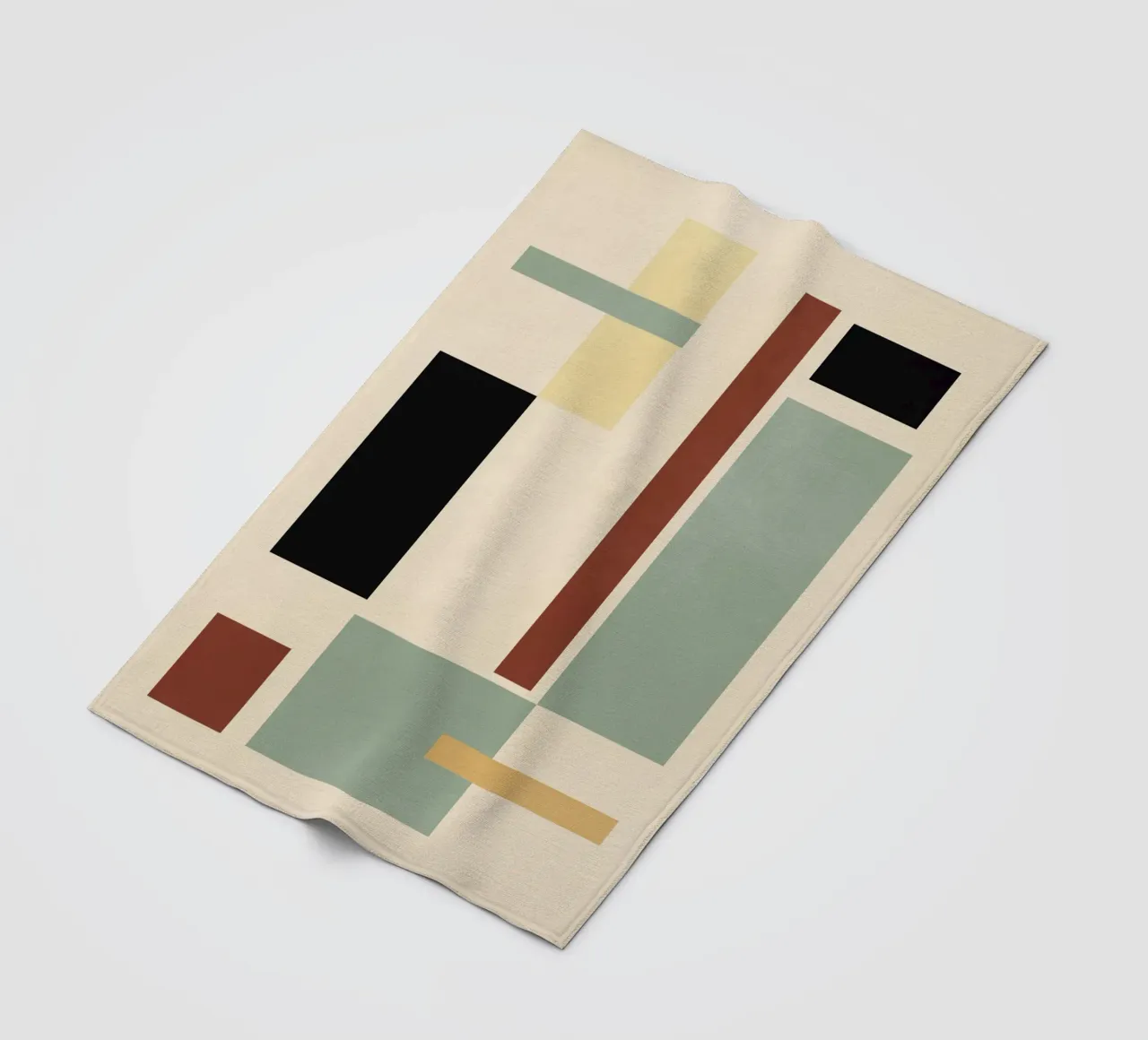 Rustige structuur fleecedeken van Gaite