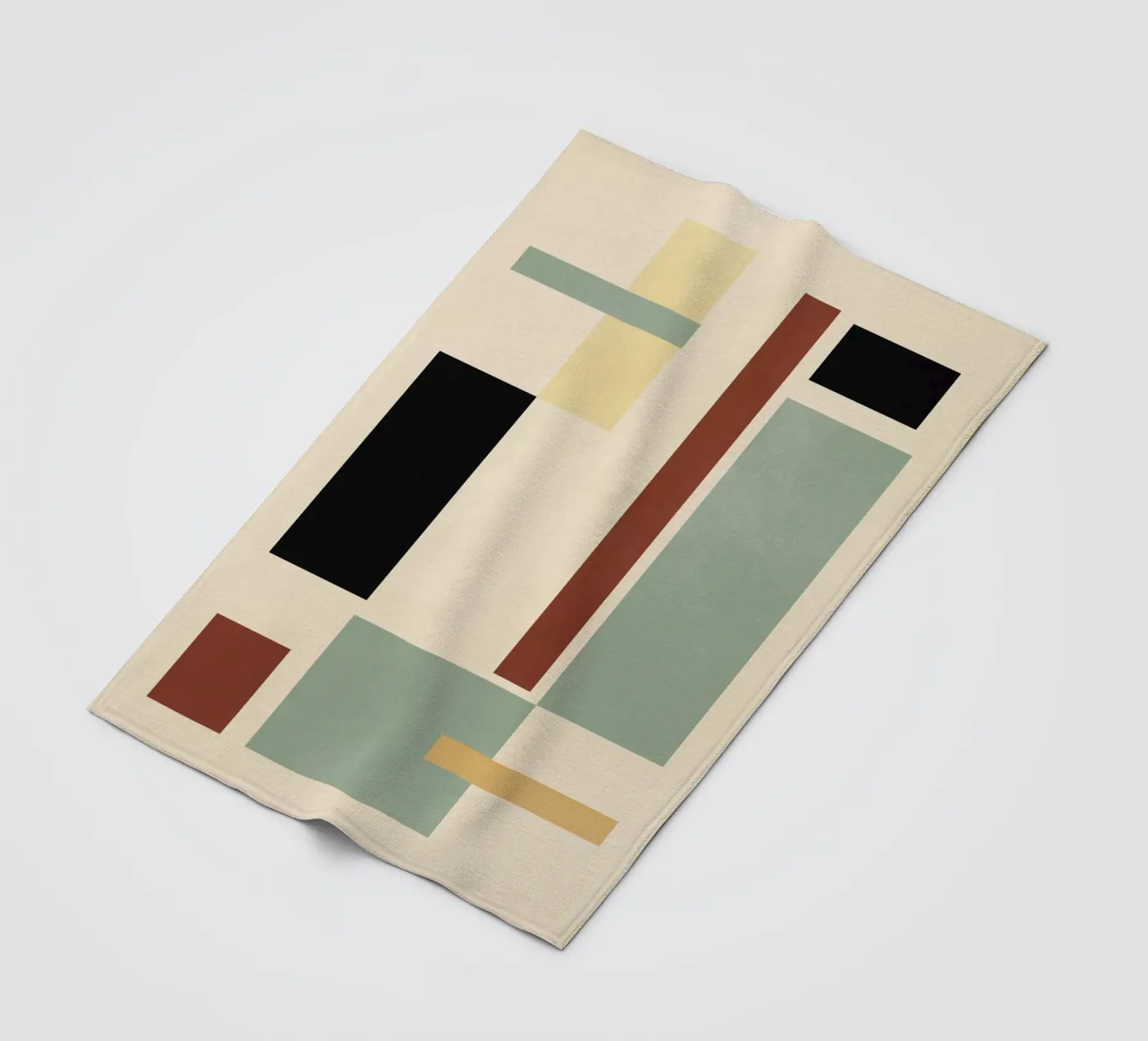 Rustige structuur fleecedeken van Gaite