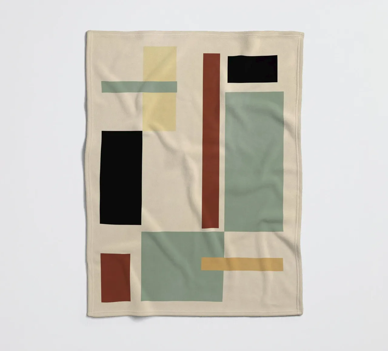 Rustige structuur fleecedeken van Gaite