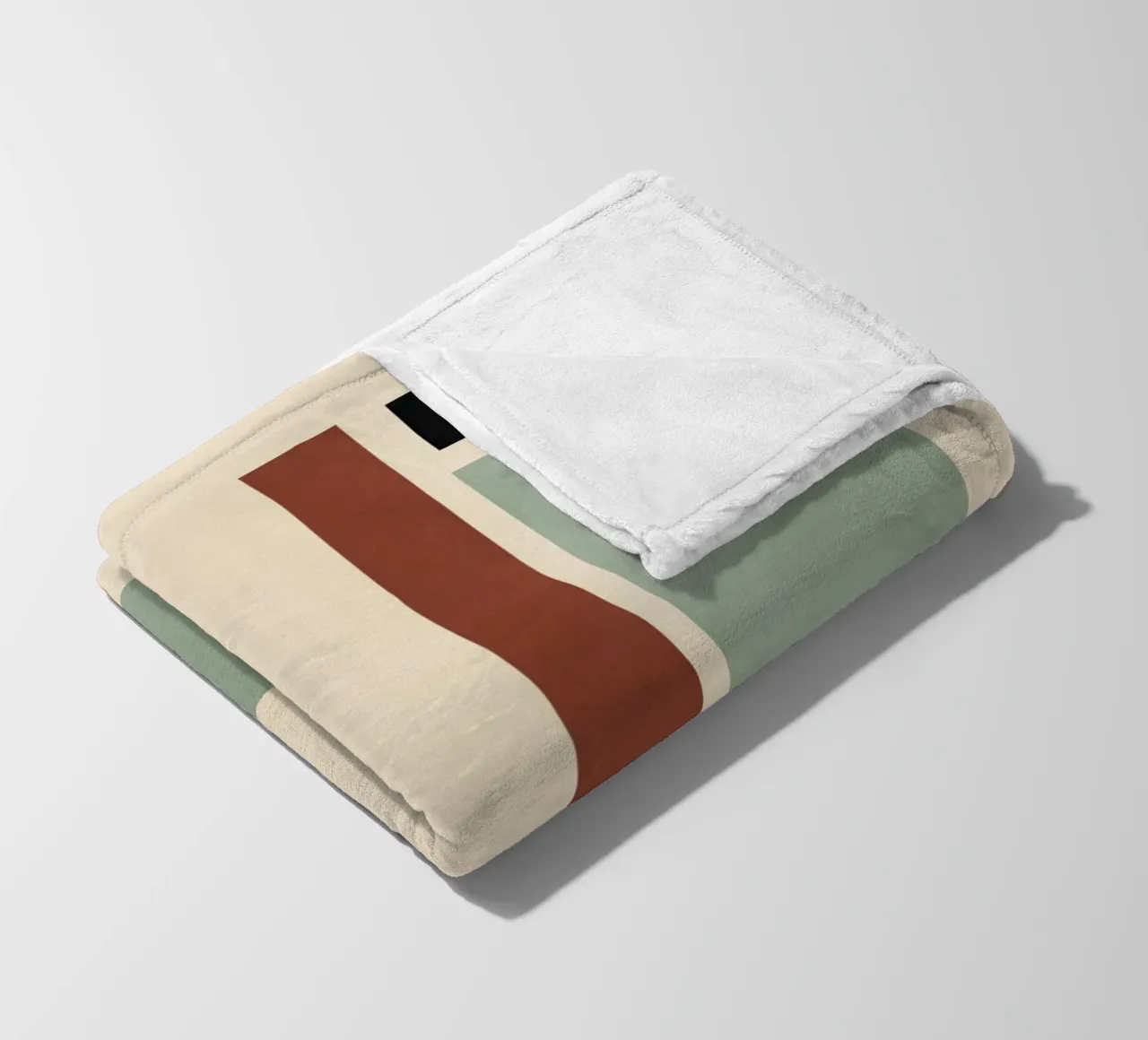 Rustige structuur fleecedeken van Gaite