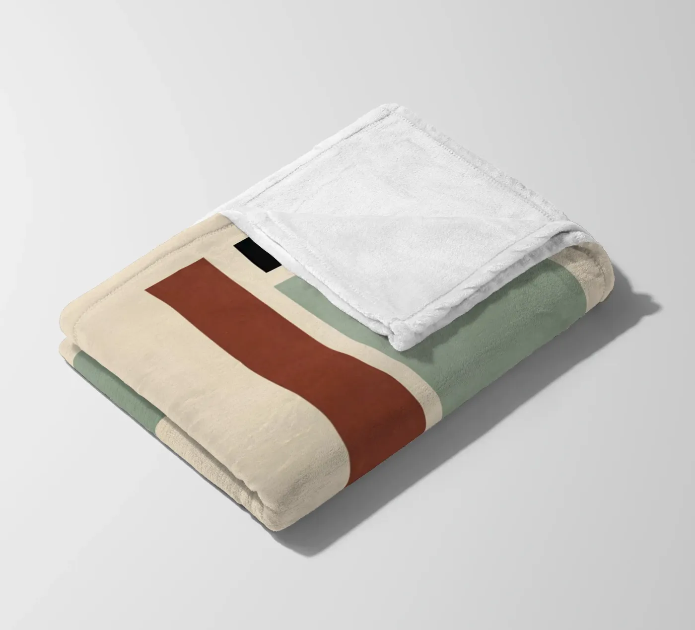 Rustige structuur fleecedeken van Gaite
