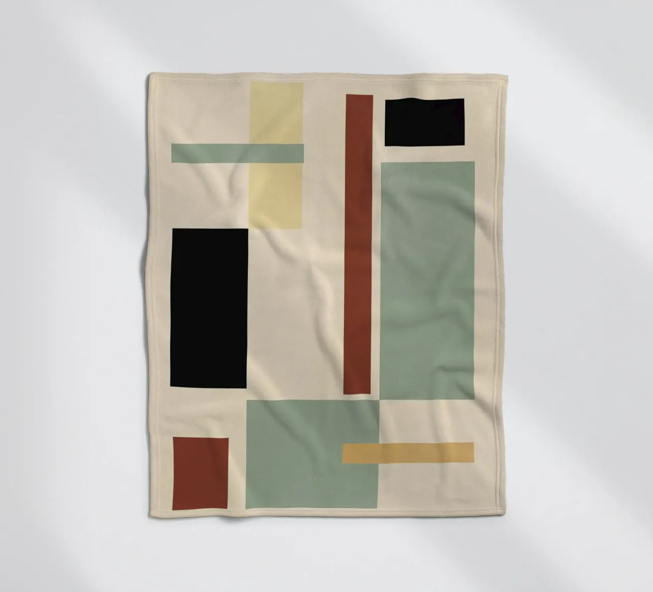 Rustige structuur fleecedeken van Gaite