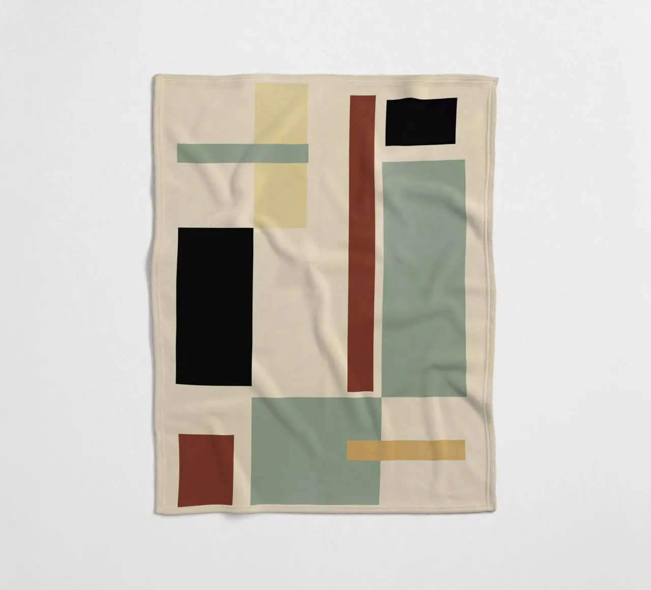 Rustige structuur fleecedeken van Gaite