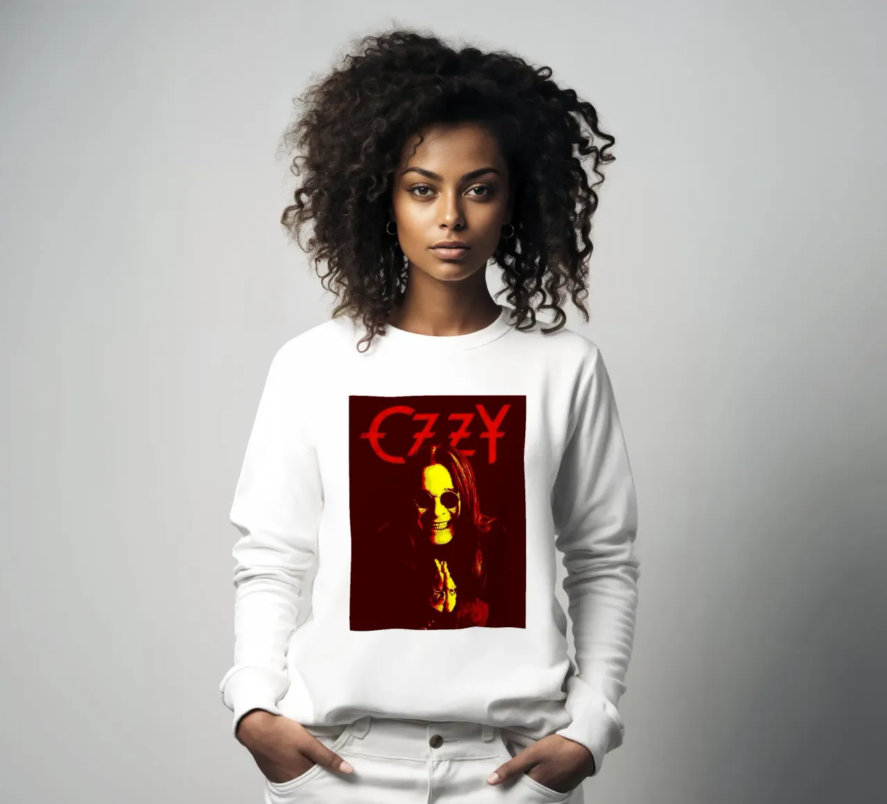 Ozzy Osborne Music Art felpa da vanhesling