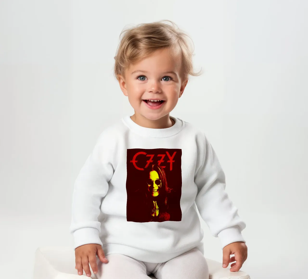 Ozzy Osborne Music Art felpa neonato da vanhesling