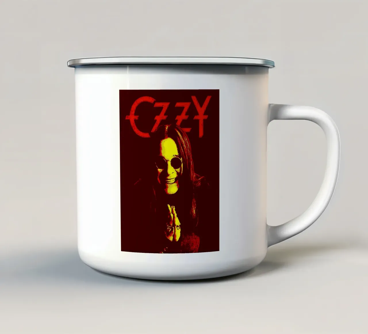 Ozzy Osborne Music Art tazza in smalto da vanhesling