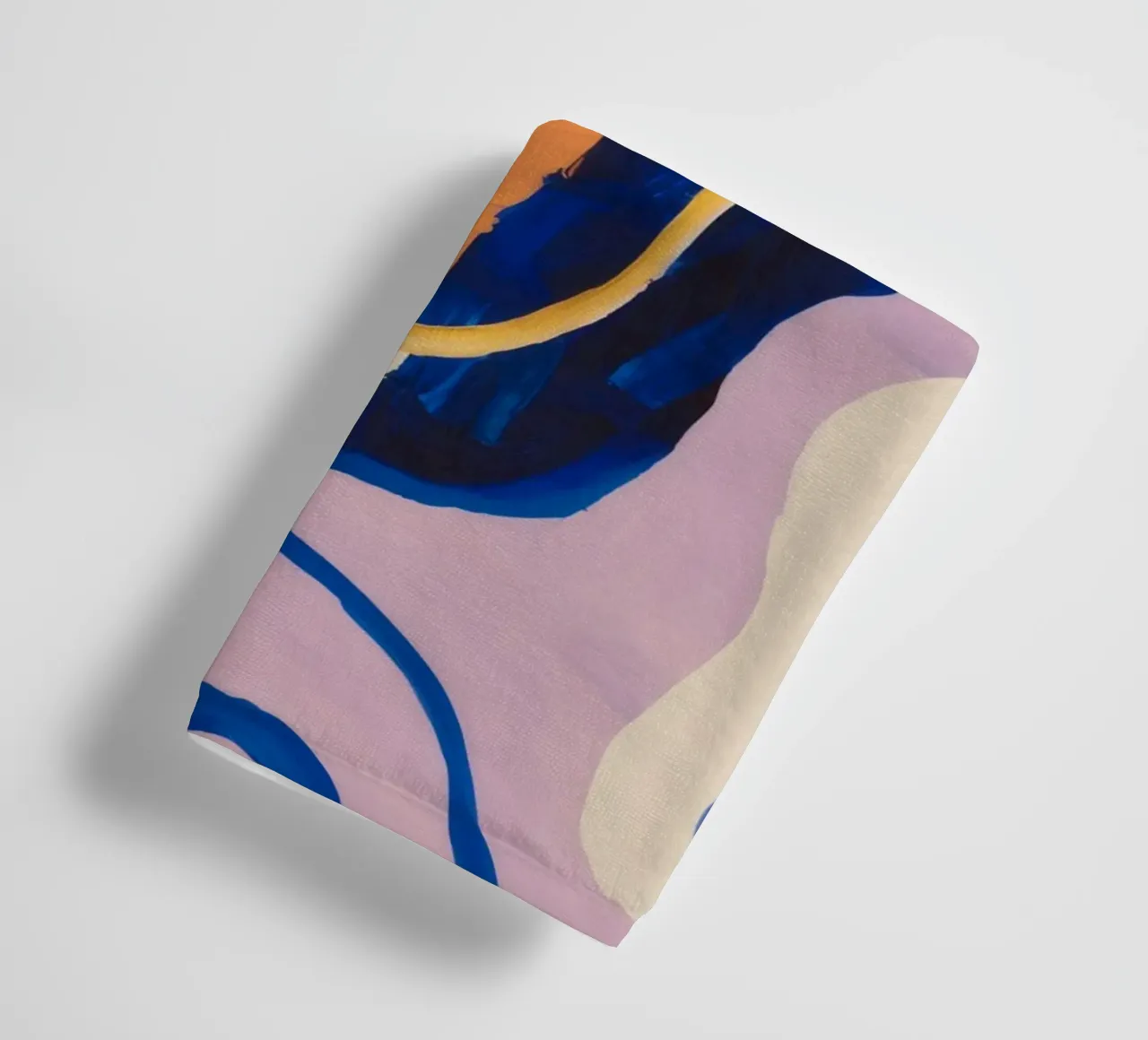 Abstract Blue Forms towel by Haven Mirage