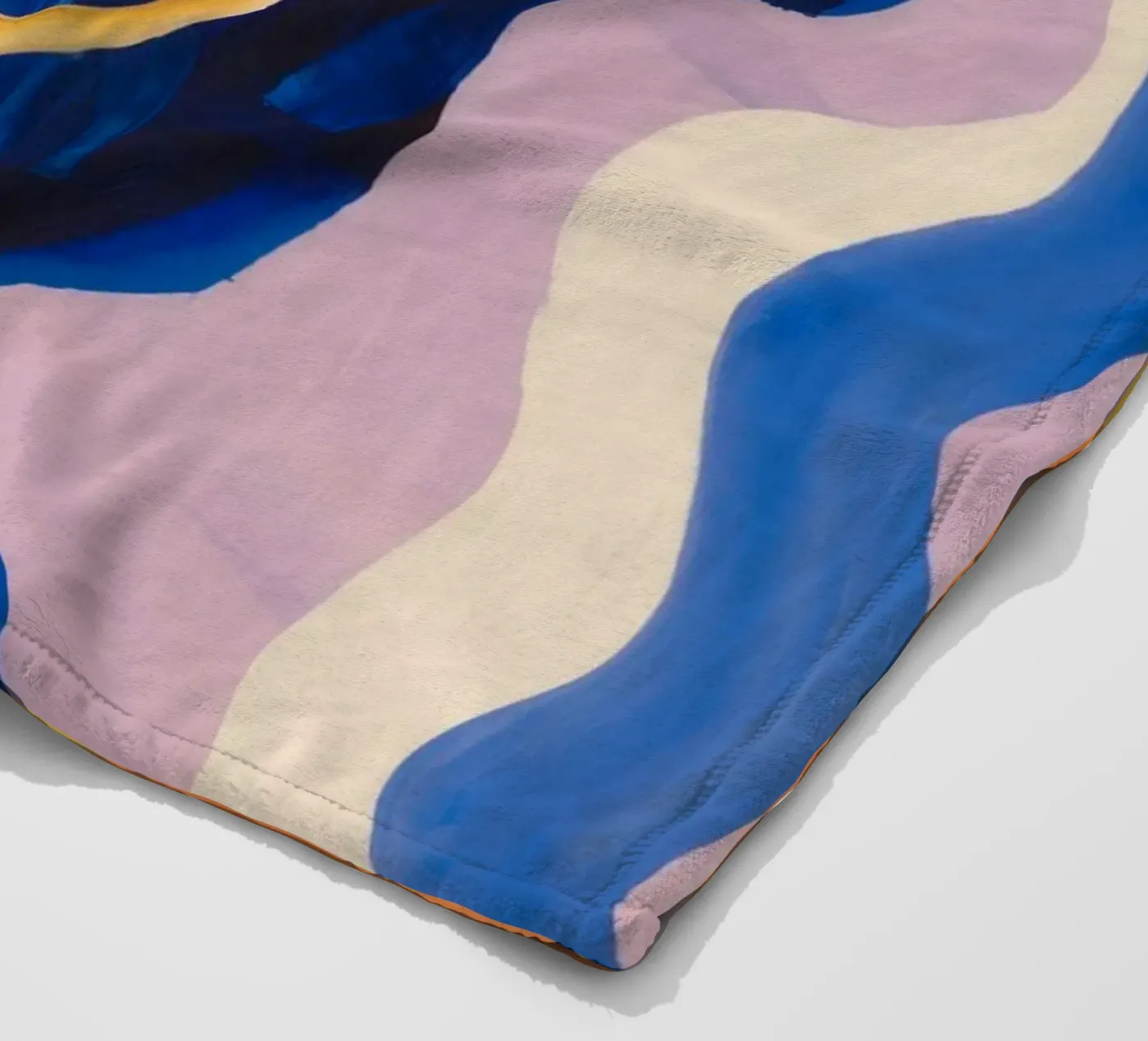 Abstract Blue Forms fleecedeken van Haven Mirage