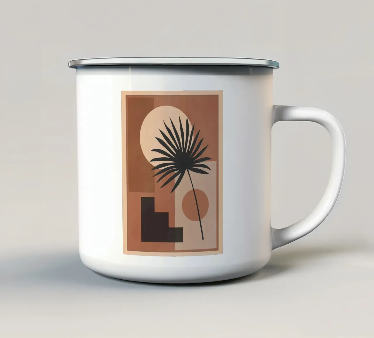 Geometria botanica tazza in smalto da Gaite