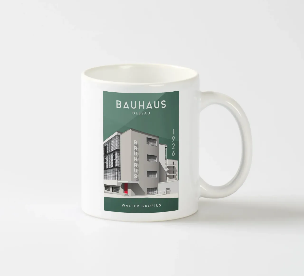Bauhaus tazza in ceramica da Brooke