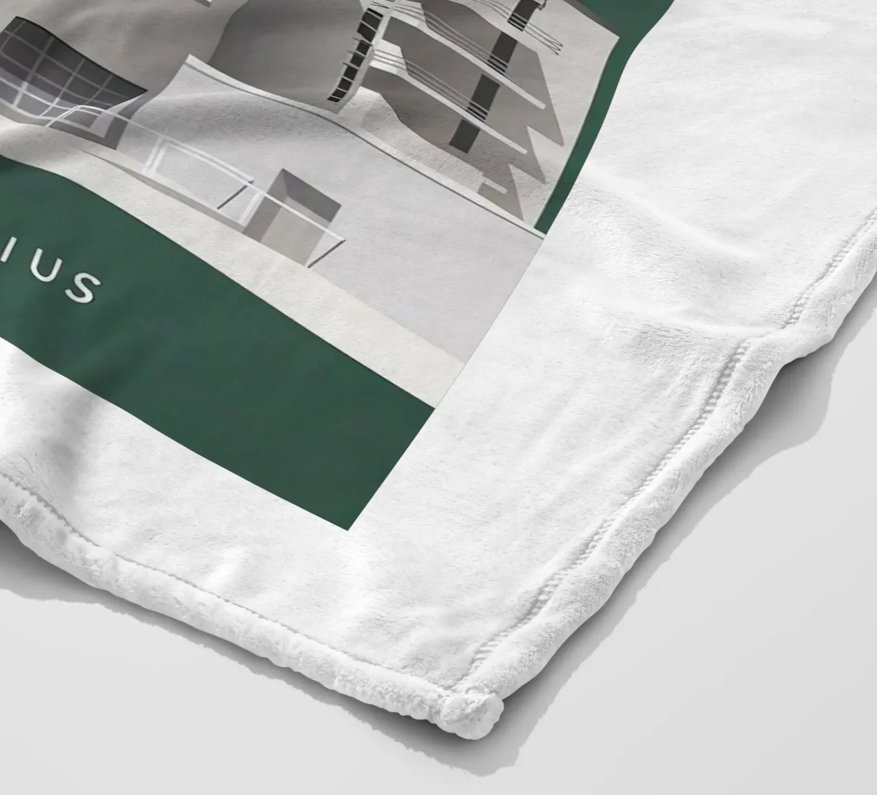Bauhaus coperta in pile da Brooke