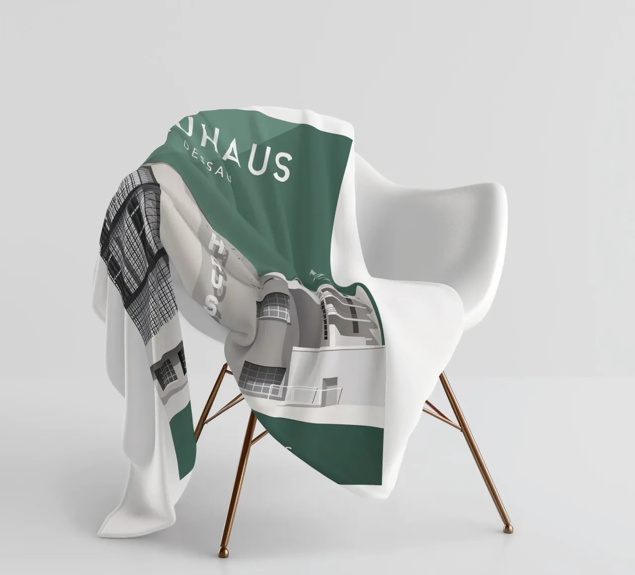Bauhaus coperta in pile da Brooke