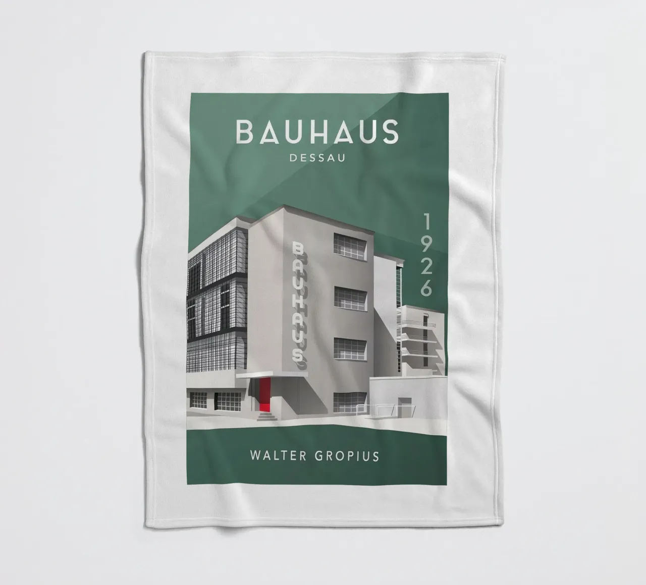 Bauhaus coperta in pile da Brooke