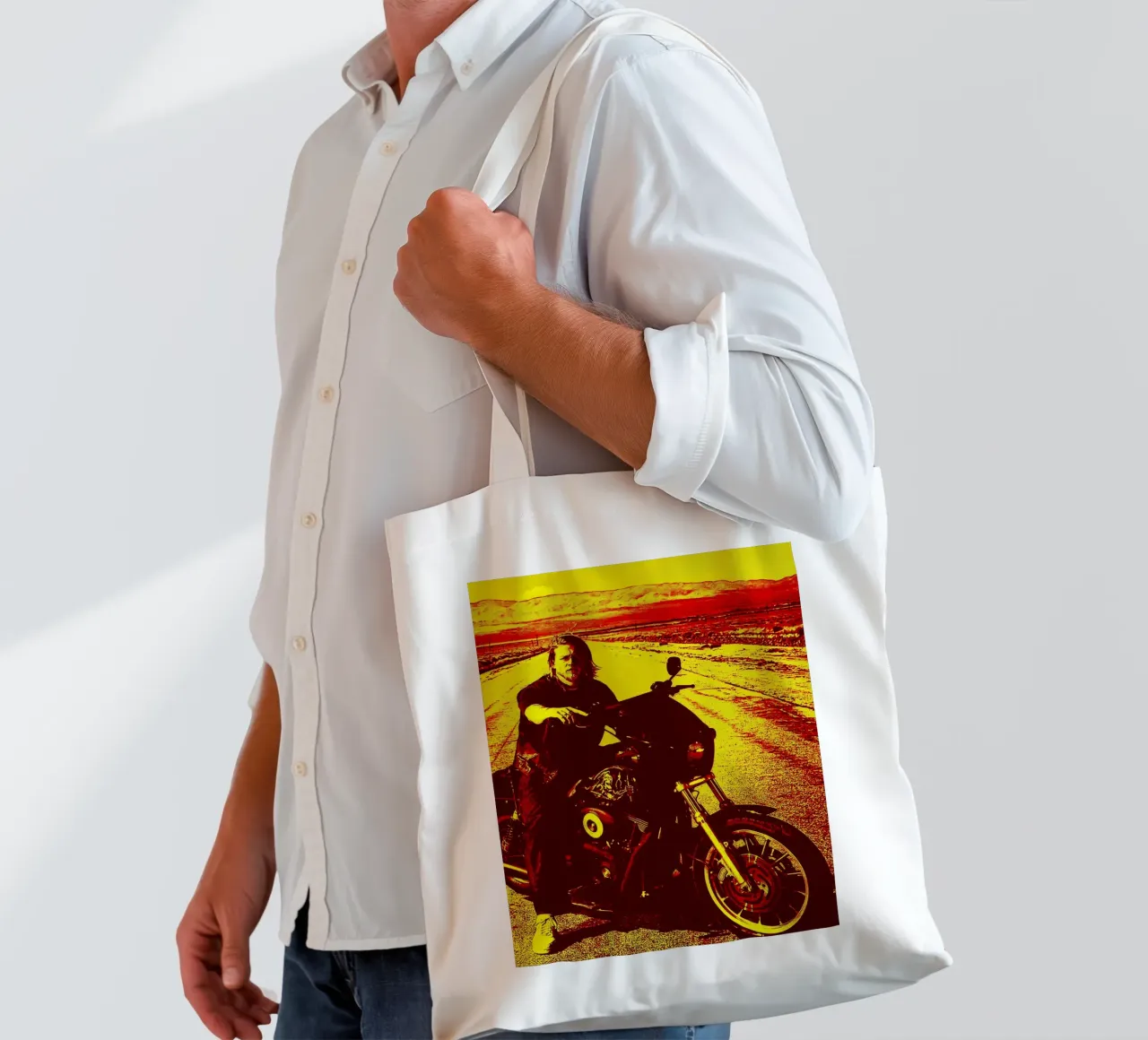 Sons of Anarchy Movie Art borsa in juta da vanhesling