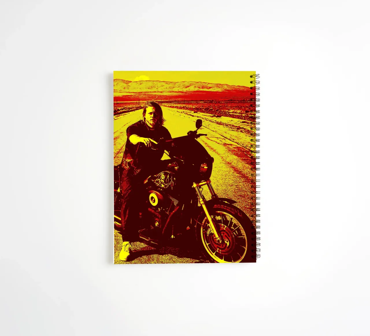 Sons of Anarchy Movie Art spiral notebook by vanhesling