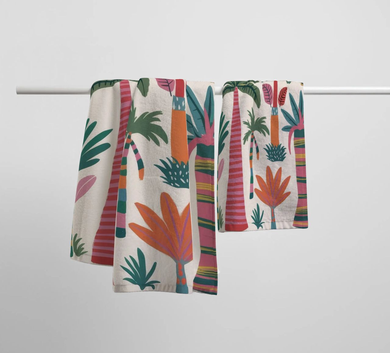 Vue d'ensemble de Palm Oasis serviette de bain de Paez Harmony