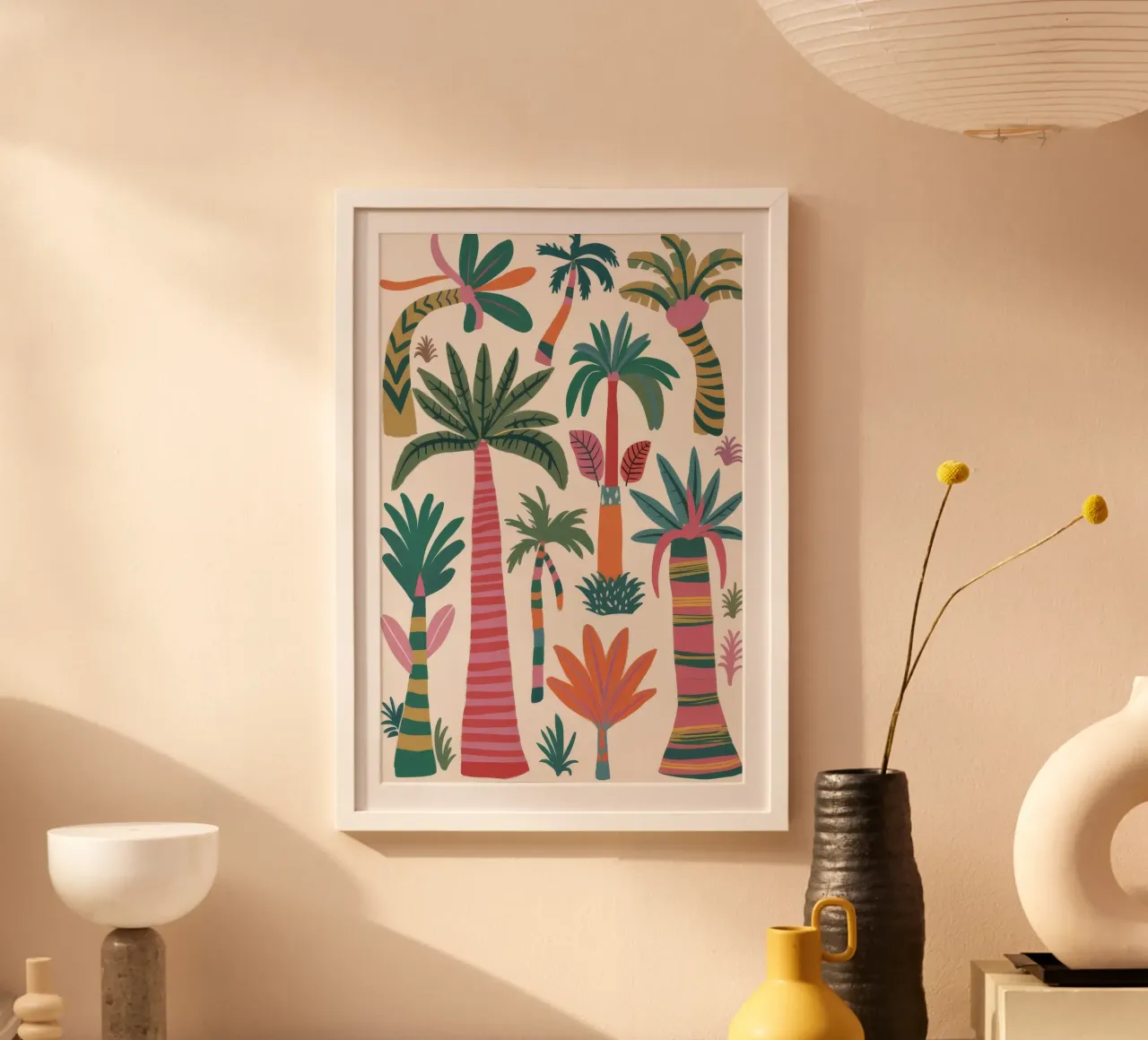 Skyline dell'Oasi delle Palme poster da Paez Harmony