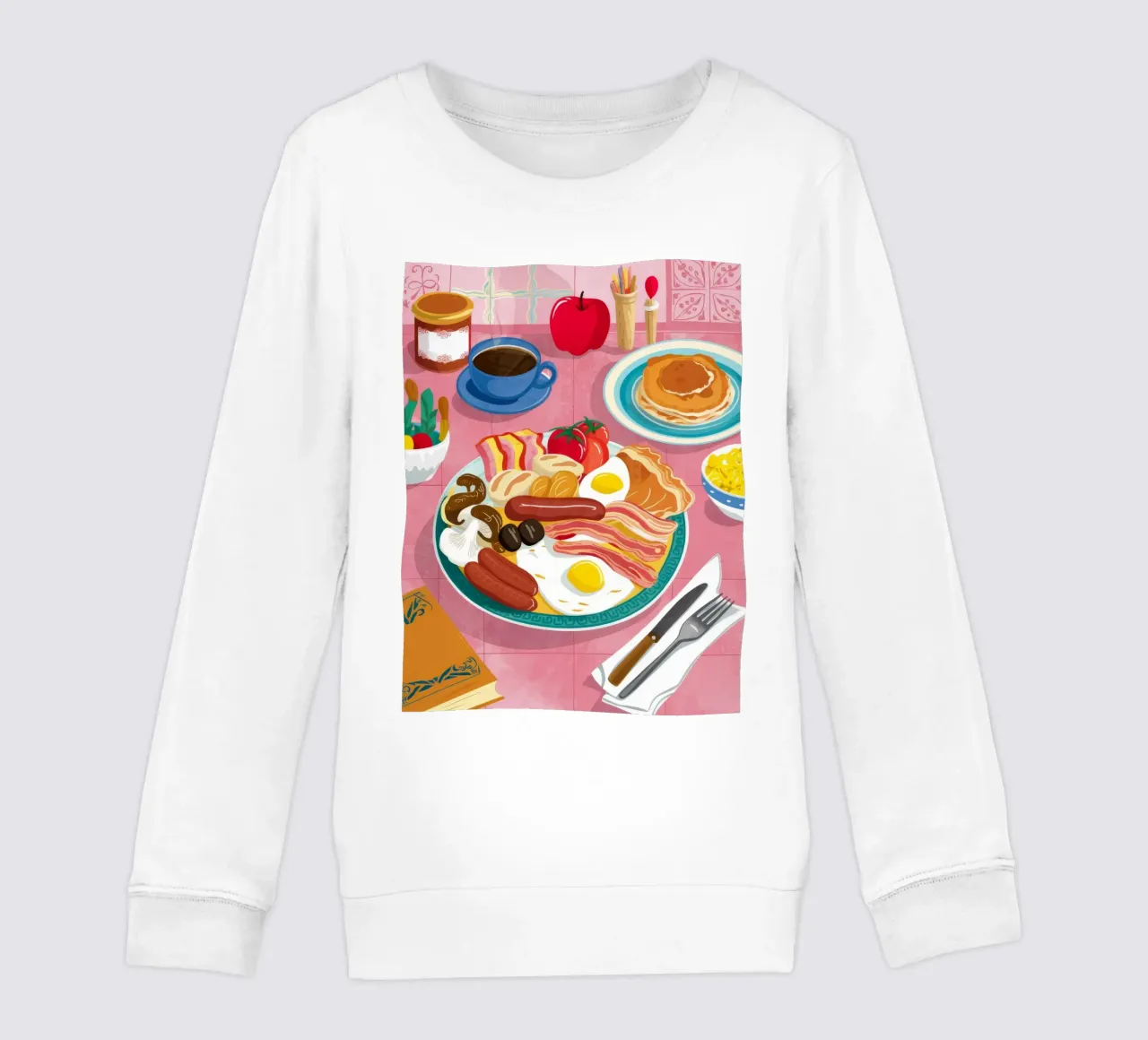 Colazione Flatlay felpa bambino da Haven Mirage