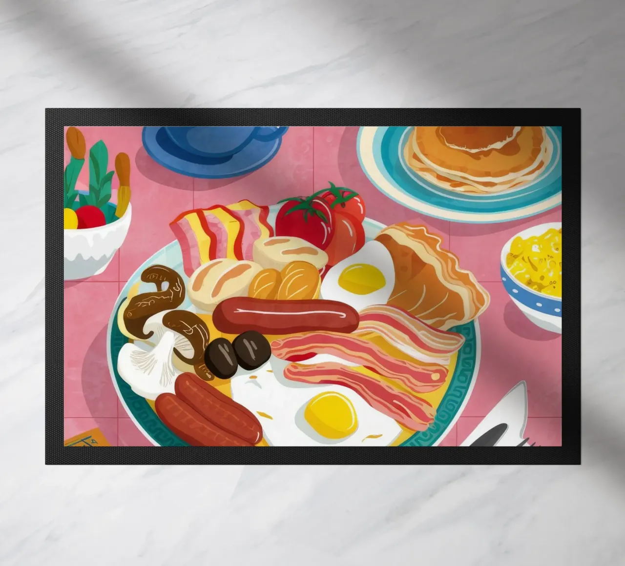 Breakfast Feast Flatlay zerbino da Haven Mirage