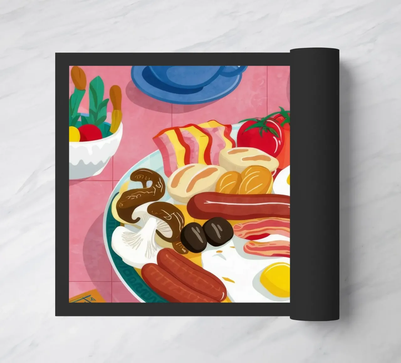 Breakfast Feast Flatlay zerbino da Haven Mirage