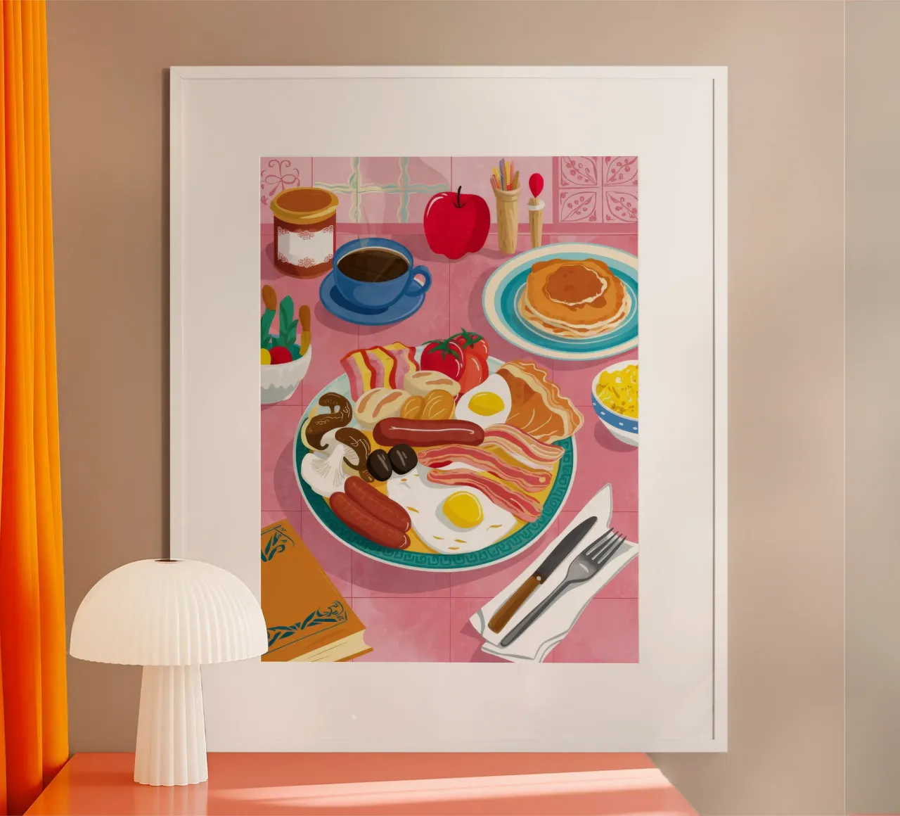 Breakfast Feast Flatlay poster da Haven Mirage