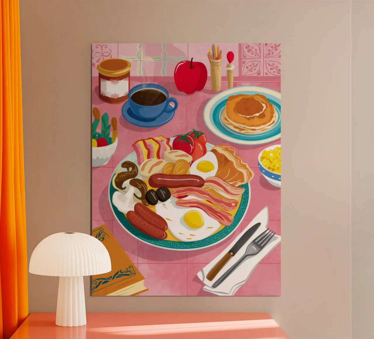 Breakfast Feast Flatlay poster da Haven Mirage