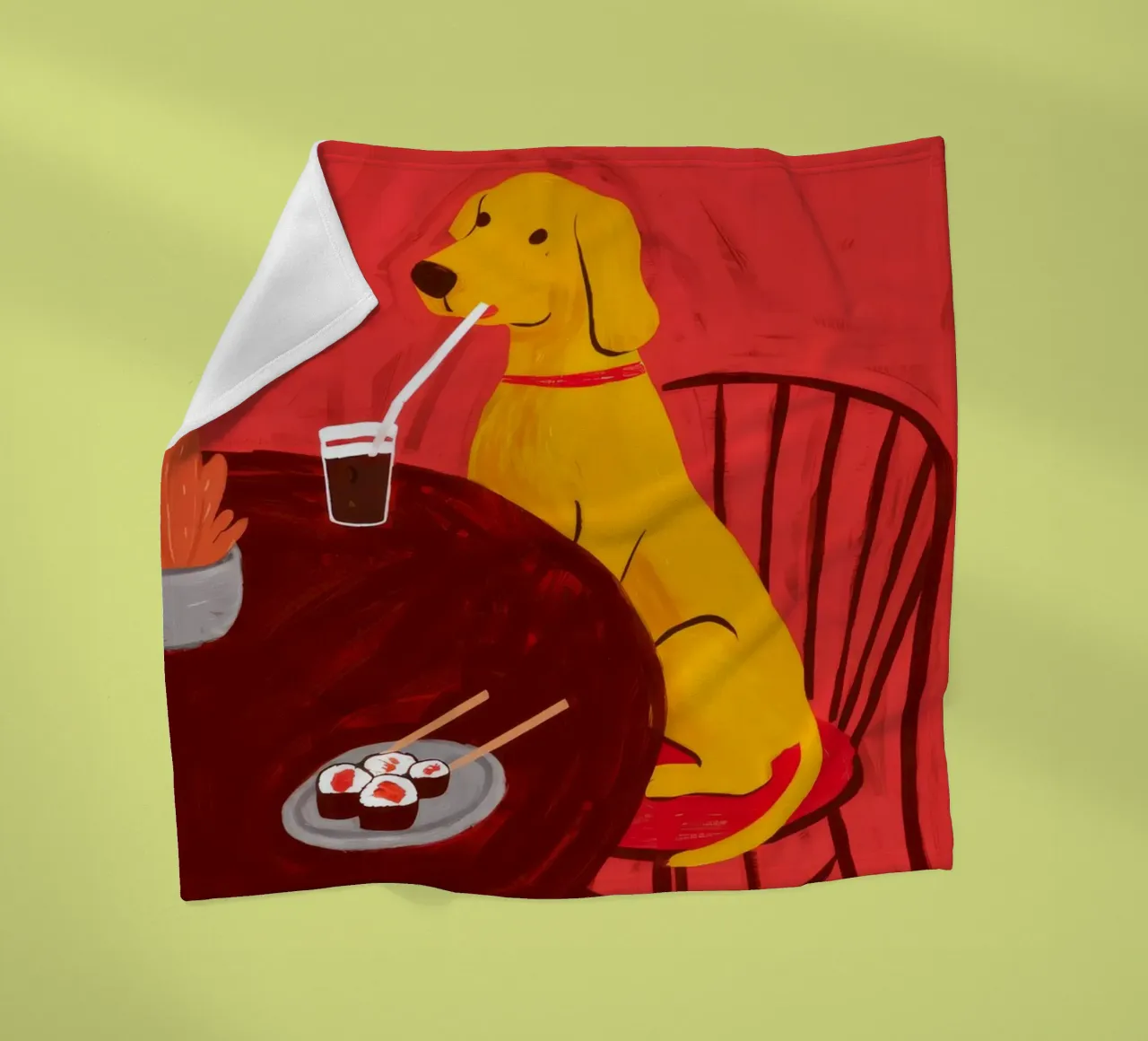 Dino Drink Date coperta in pile da Haven Mirage