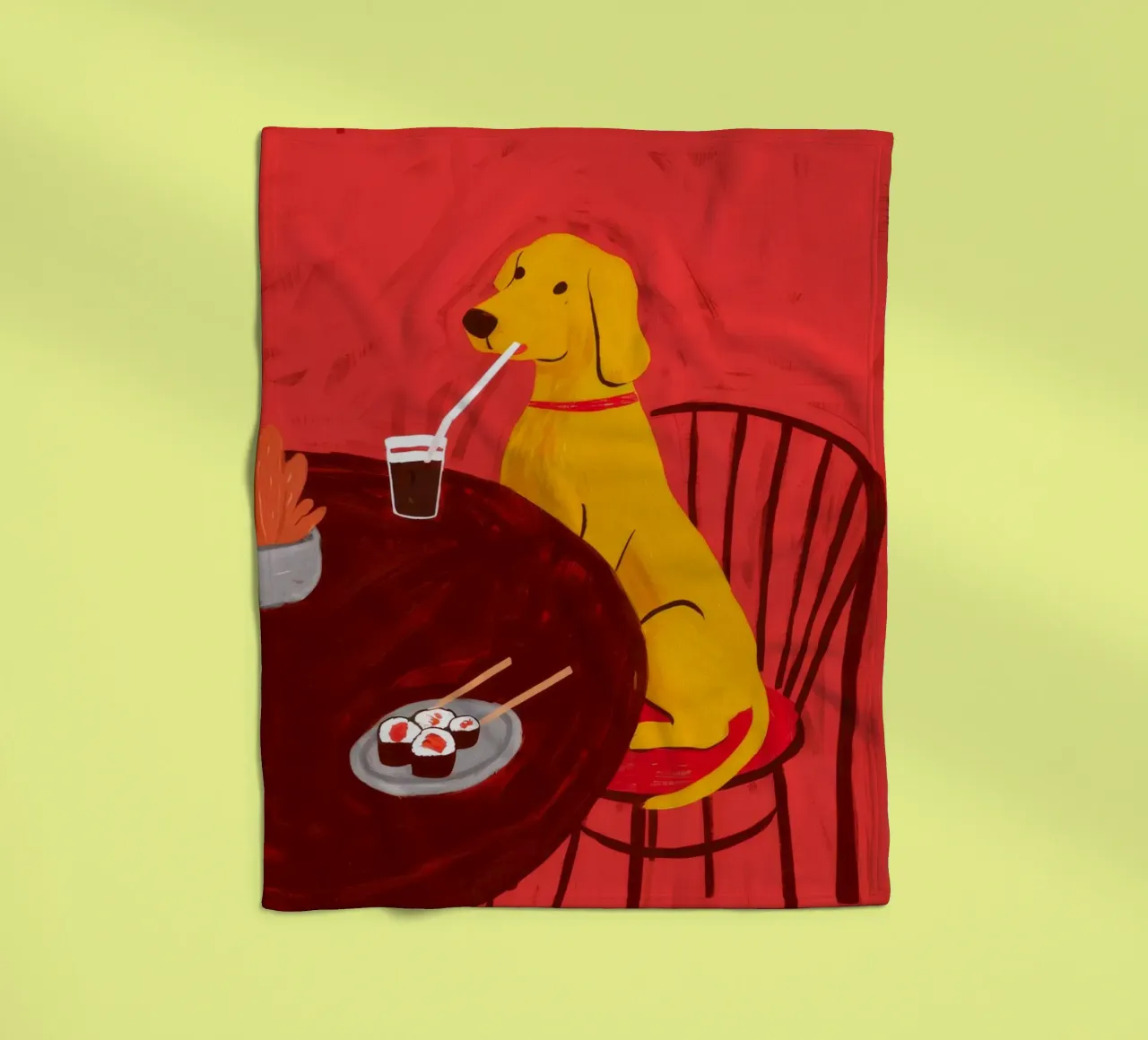 Dino Drink Date coperta in pile da Haven Mirage