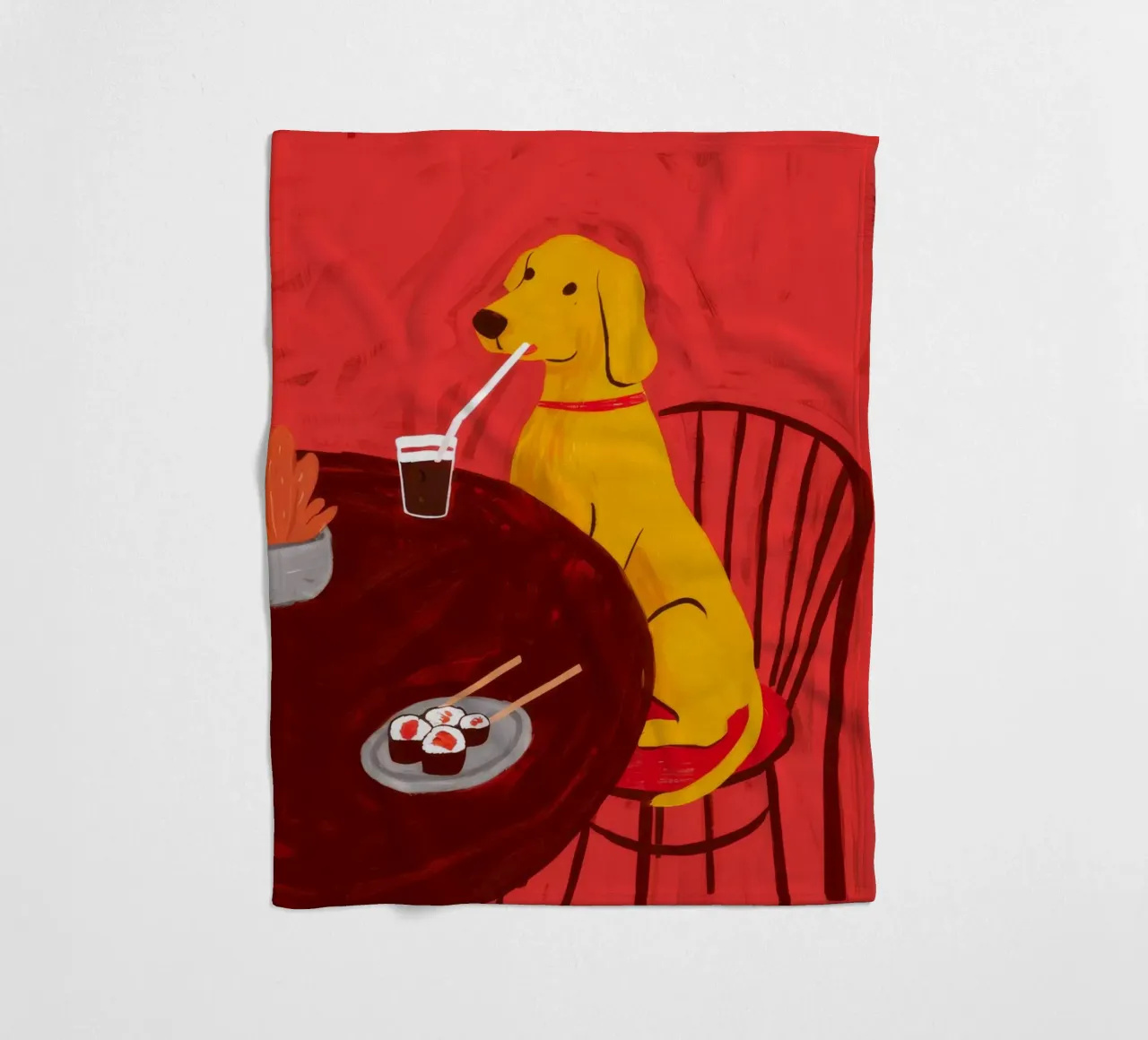Dino Drink Date coperta in pile da Haven Mirage