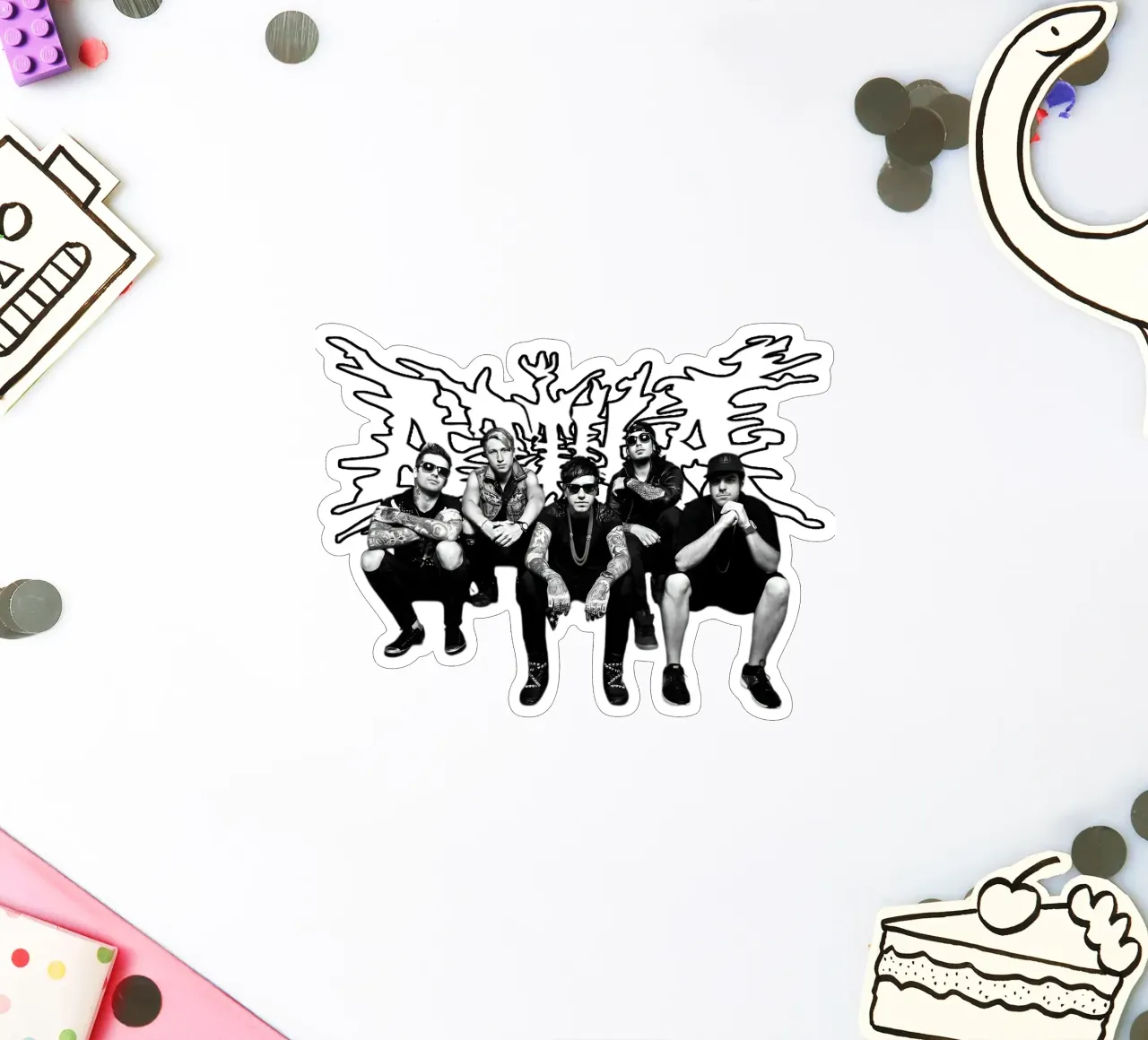 Attila - Rock Member Band sticker by Deepness