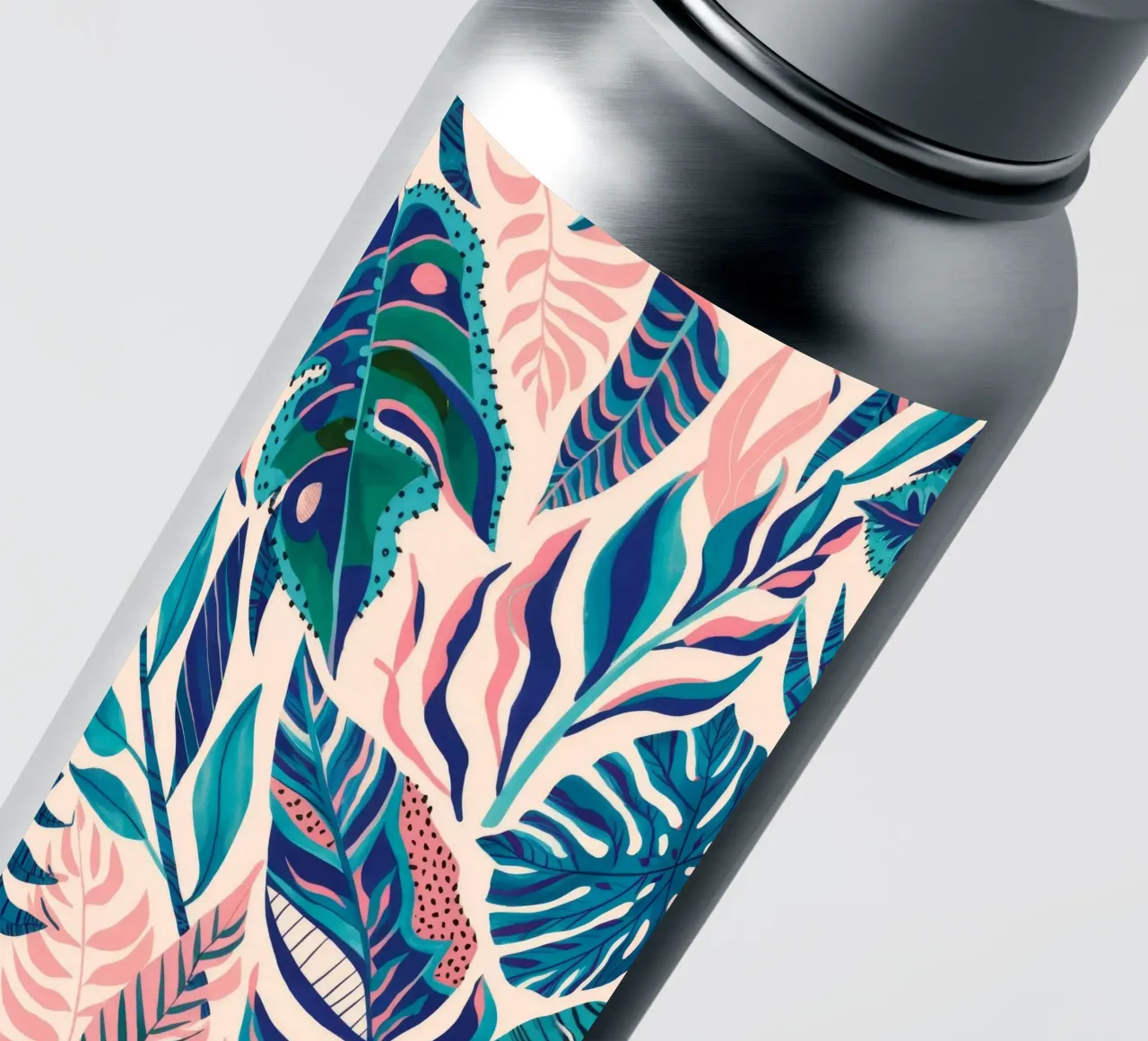 Teal Leaf Serenity sticker by Grande Serene