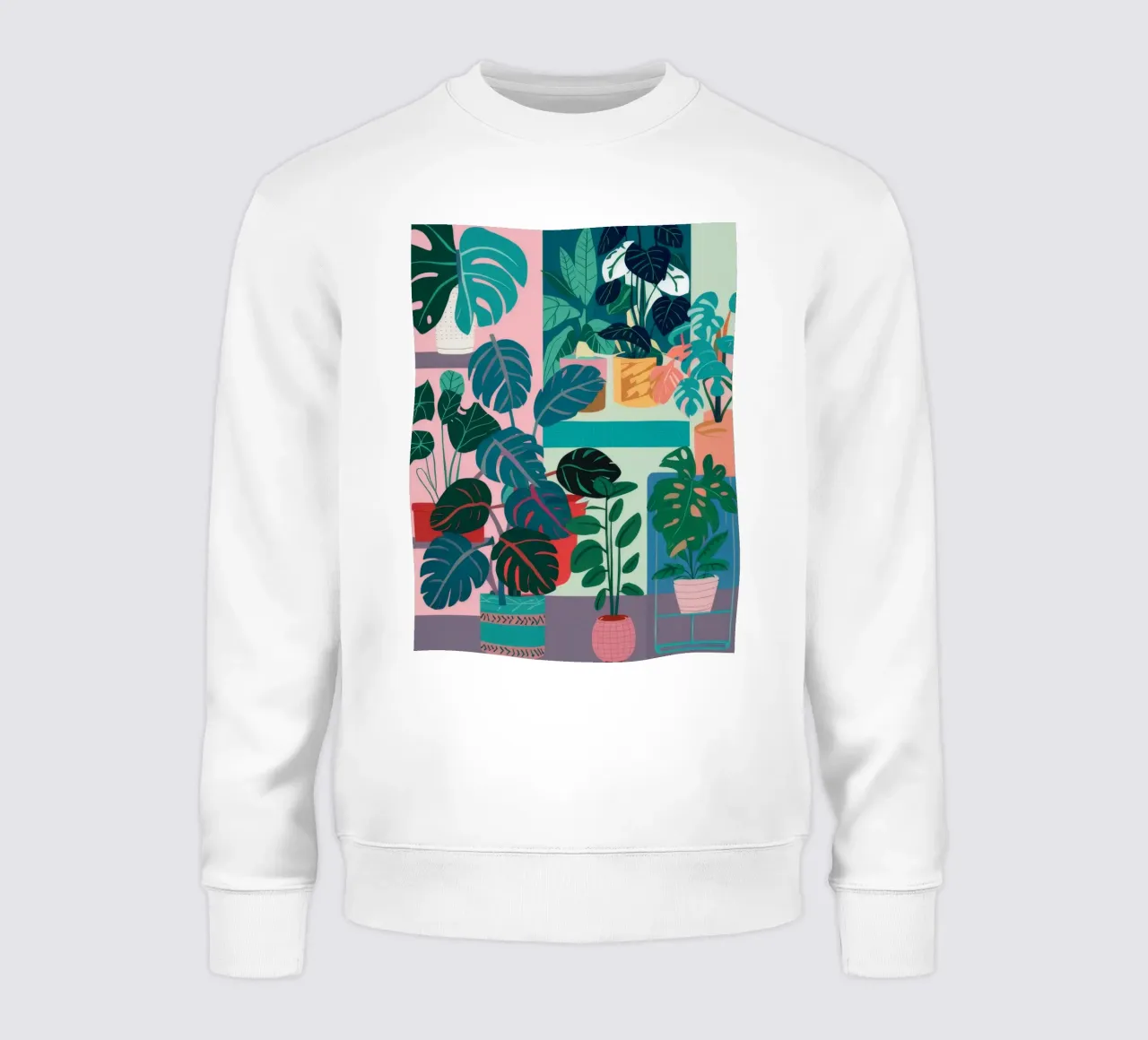 Studio sulle foglie di Monstera felpa da Paez Harmony
