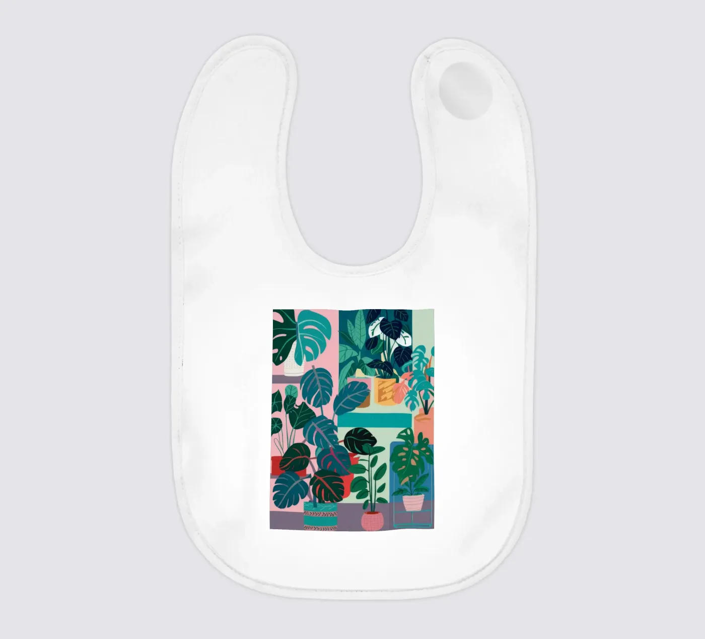 Monstera Leaf Study Babylätzchen von Paez Harmony