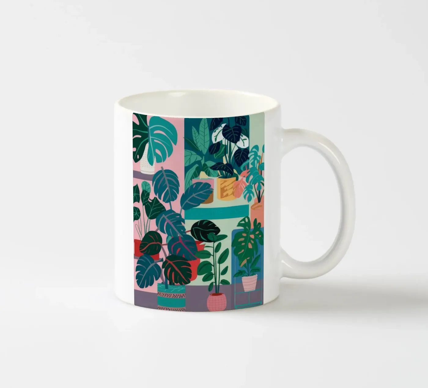 Monstera Leaf Study mug en céramique de Paez Harmony
