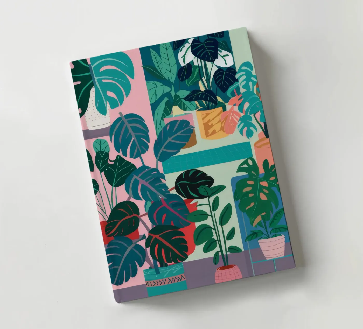Monstera Leaf Study notebook by Paez Harmony